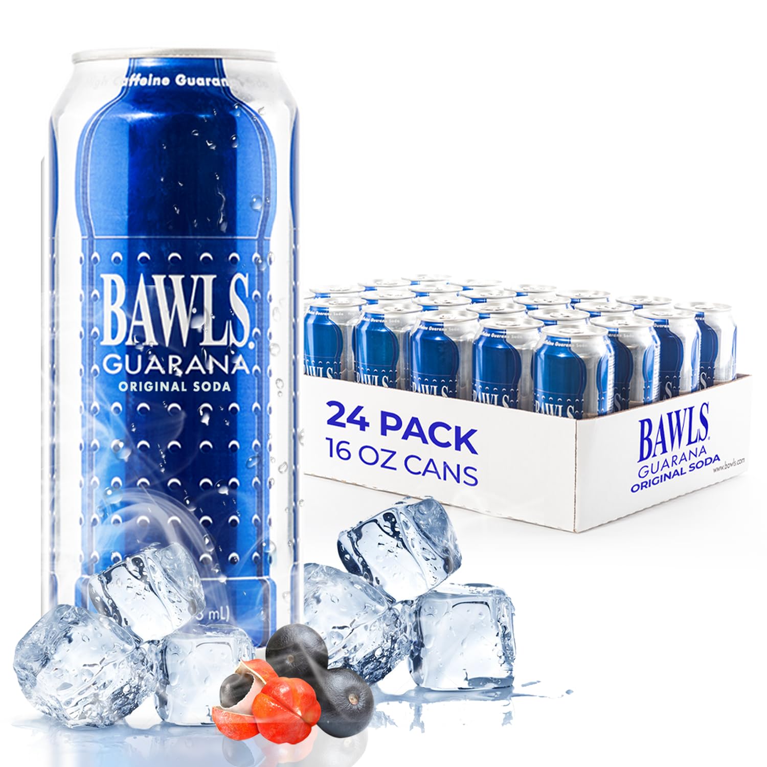 BAWLS 16oz Cans 24 Pack